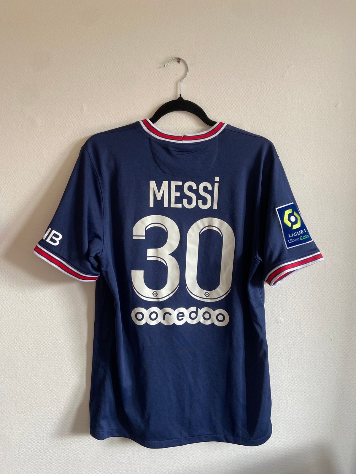 Origineel PSG 21/22 Messi L shirt, Maat L, Ophalen of Verzenden, Zo goed als nieuw, Shirt