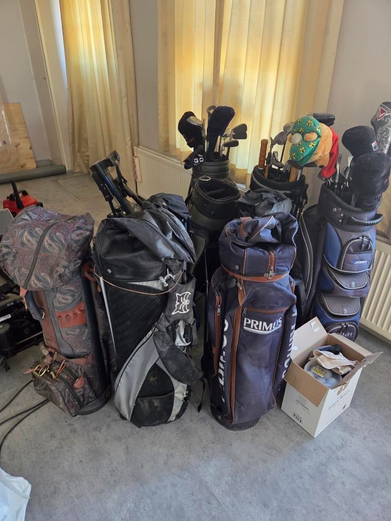 Golftassen, MotoCaddy, Clubs en ballen, Sport en Fitness, Golf, Ophalen, Gebruikt, Bal(len)