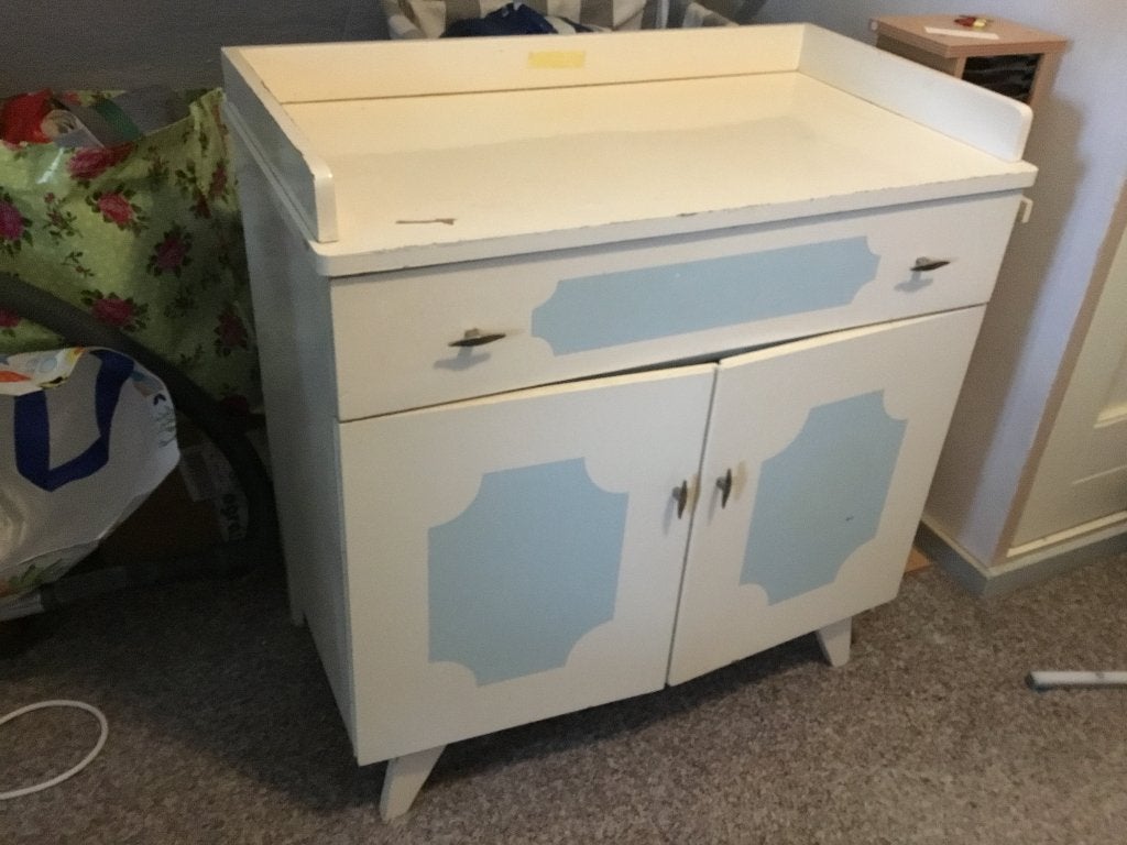 vintage baby commode, Gebruikt, 75 tot 100 cm, Voetruimte, Minder dan 50 cm