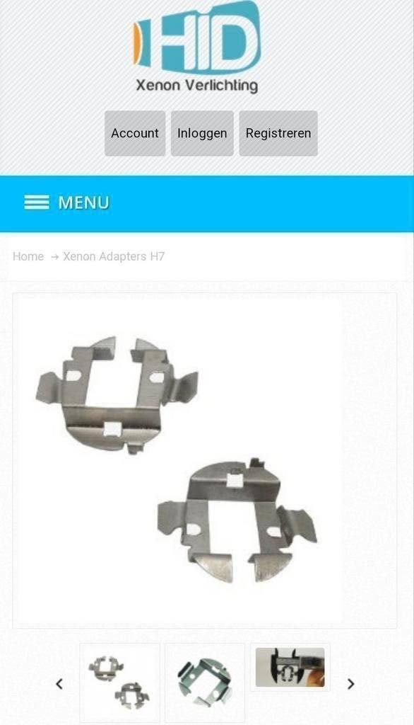BMW/Ford/Mercedes/Opel/Saab/VW/Volvo HID adapter xenon H7, Ophalen of Verzenden