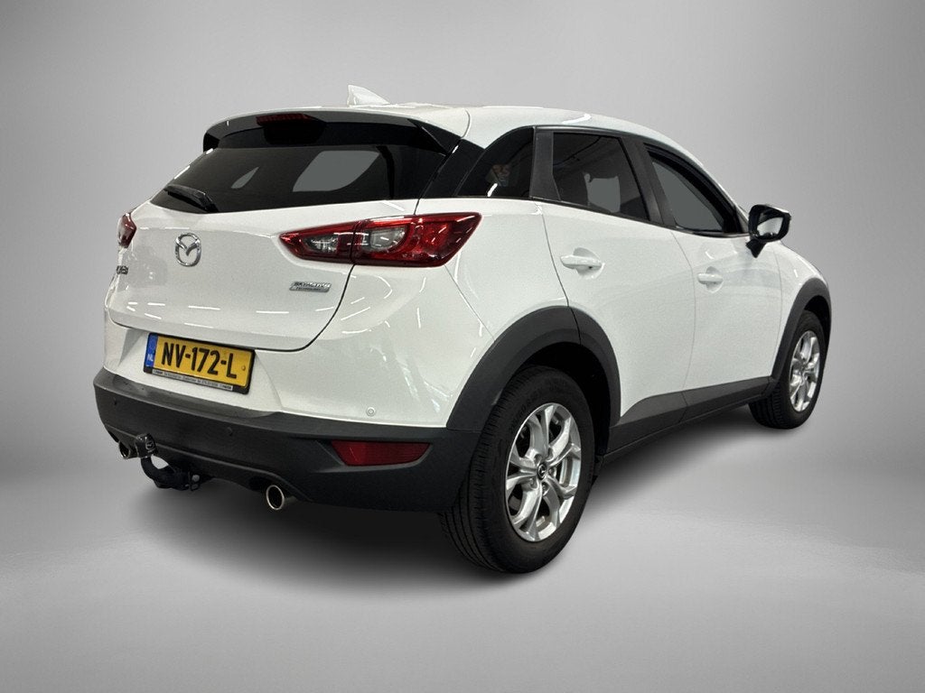 Mazda CX-3 2.0 SkyActiv-G 120 Dynamic Automaat,Trekhaak, Auto's, Mazda, 4 cilinders, Wit, Origineel Nederlands, SUV of Terreinwagen