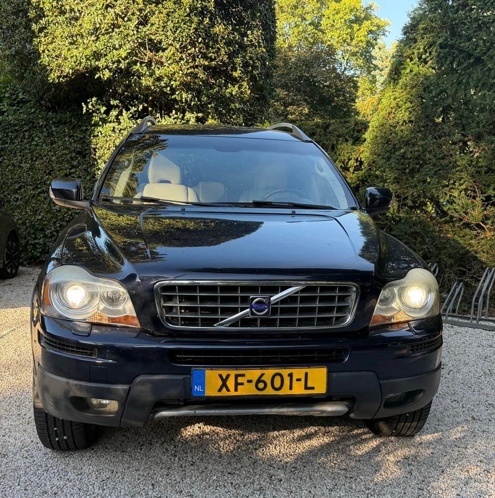 Volvo XC90 3.2 Momentum 7-zits 2009, Auto's, 238 pk, Beige, Blauw, 7 stoelen