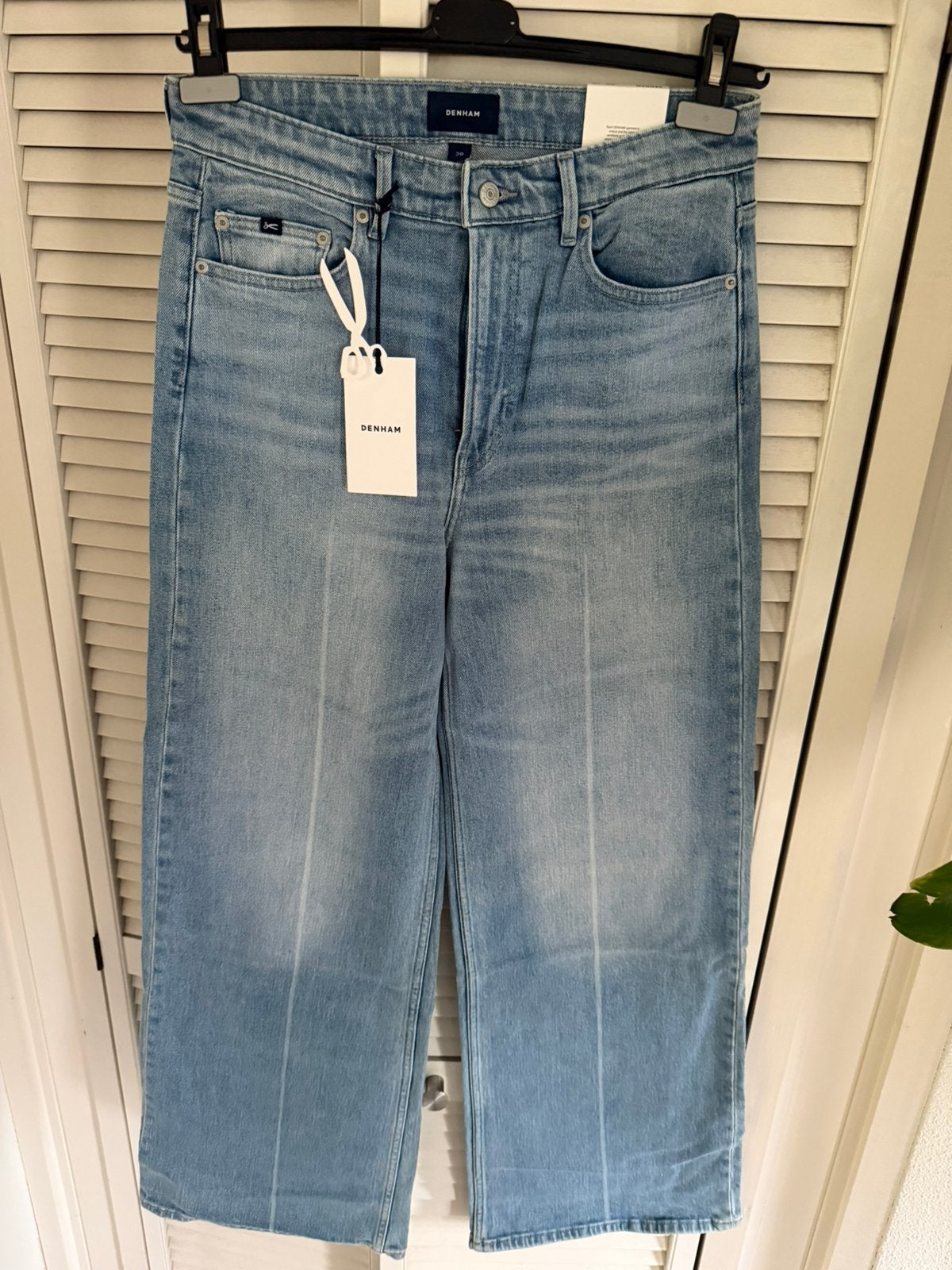 Nieuwe Denham Miku wide leg jeans 29-32, Verzenden, Nieuw, Blauw, W28 - W29 (confectie 36)