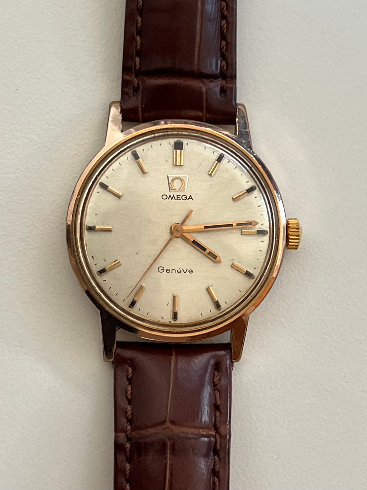 Omega Genève Ref. 135.070 – Cal. 601, Polshorloge, Verguld, Omega, Goud