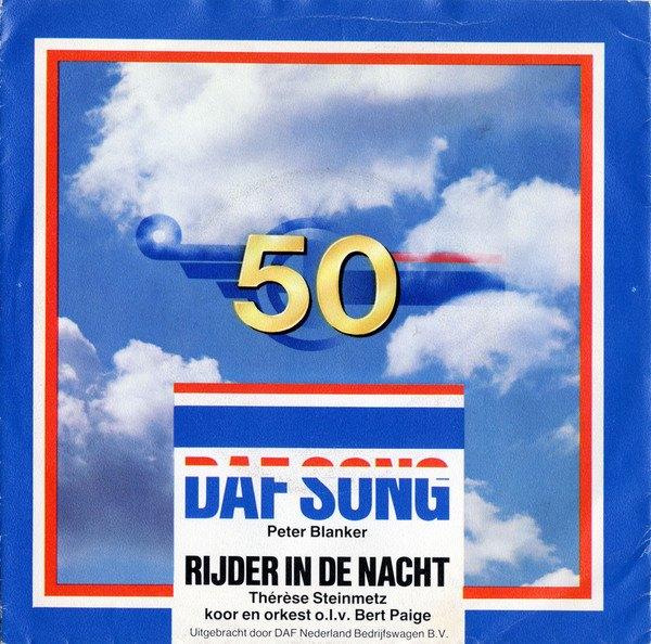 Peter Blanker/Thérèse Steinmetz–DAF Song/Rijder In De Nacht, Gebruikt, Single, Ophalen of Verzenden, 1970 - 1979