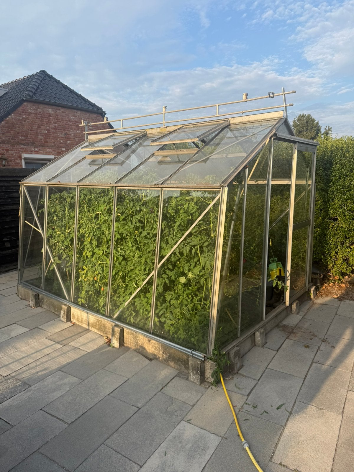 Kas 4x3, Ophalen, Glas, Gebruikt, Aluminium