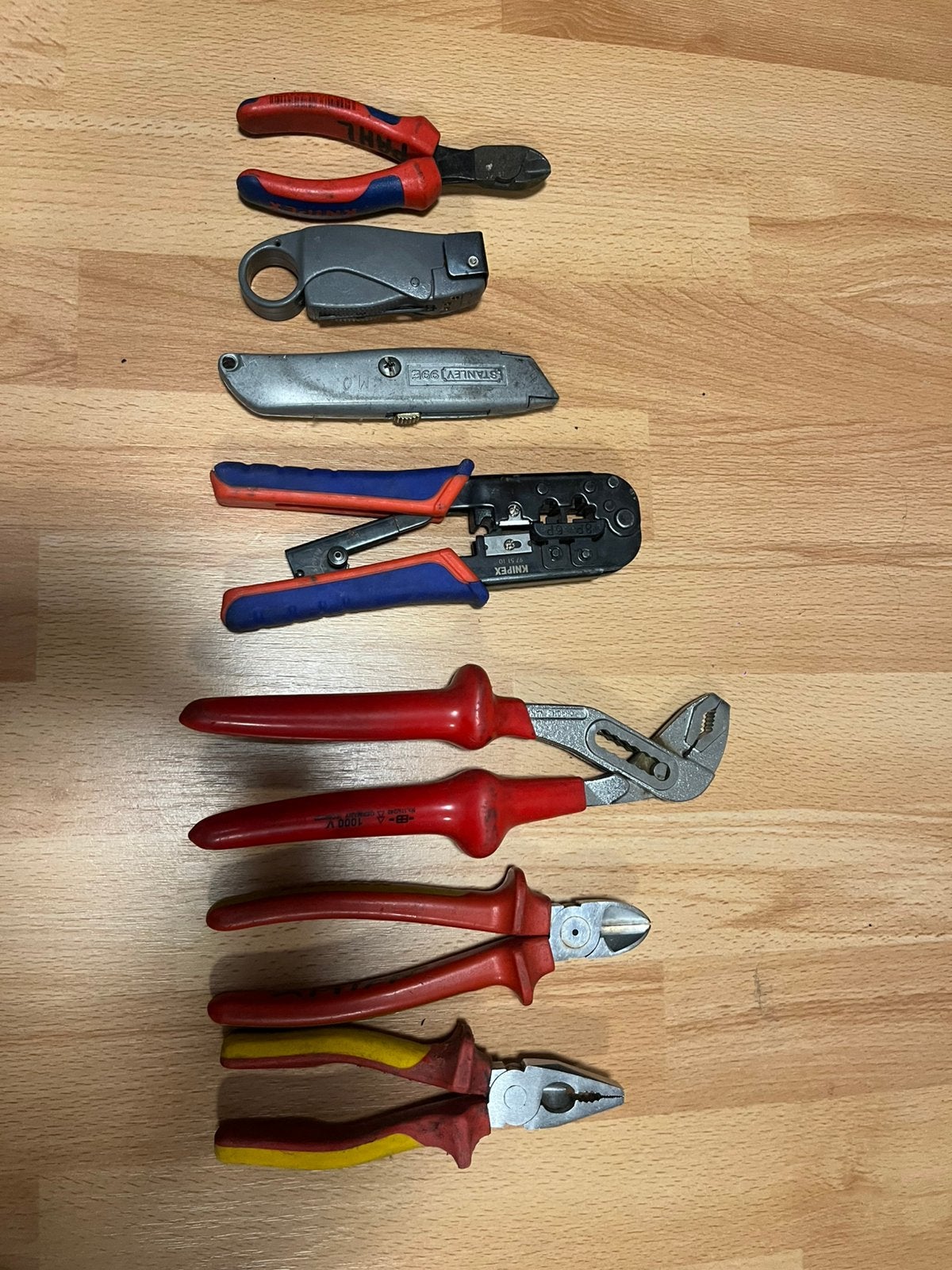 Setje merkgereedschap( knipex weidmuller), Ophalen of Verzenden, Gebruikt