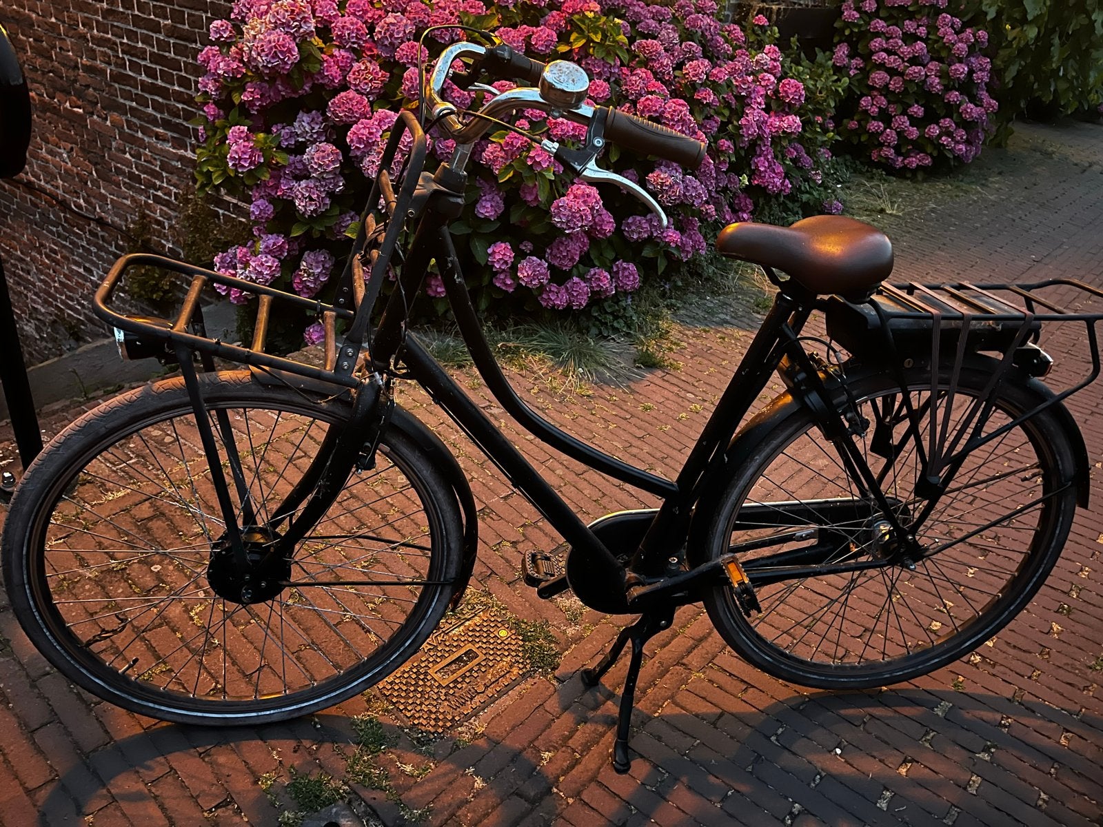 fiets E-bike Omafiets Elektrisch Zwart - Accu defect, Fietsen en Brommers, Ophalen of Verzenden, Gebruikt