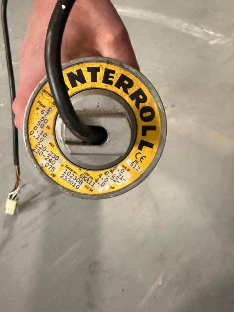 Interroll EC310 drum motor 230V 75W transportband motor, Doe-het-zelf en Verbouw, Motoren, Ophalen of Verzenden, Elektromotor