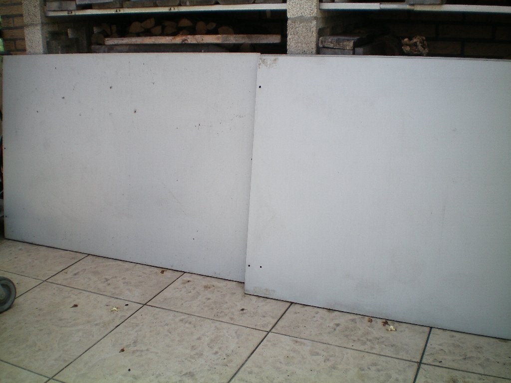 3 trespa platen, Doe-het-zelf en Verbouw, Platen en Panelen, Ophalen, Gebruikt, Overige materialen, Minder dan 20 mm