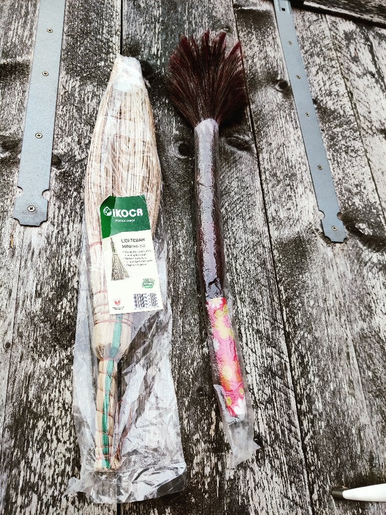 🧹 Bezem en plumeau (nieuw) 🧹, Huis en Inrichting, Schoonmaakartikelen, Ophalen of Verzenden, Bezem of Borstel