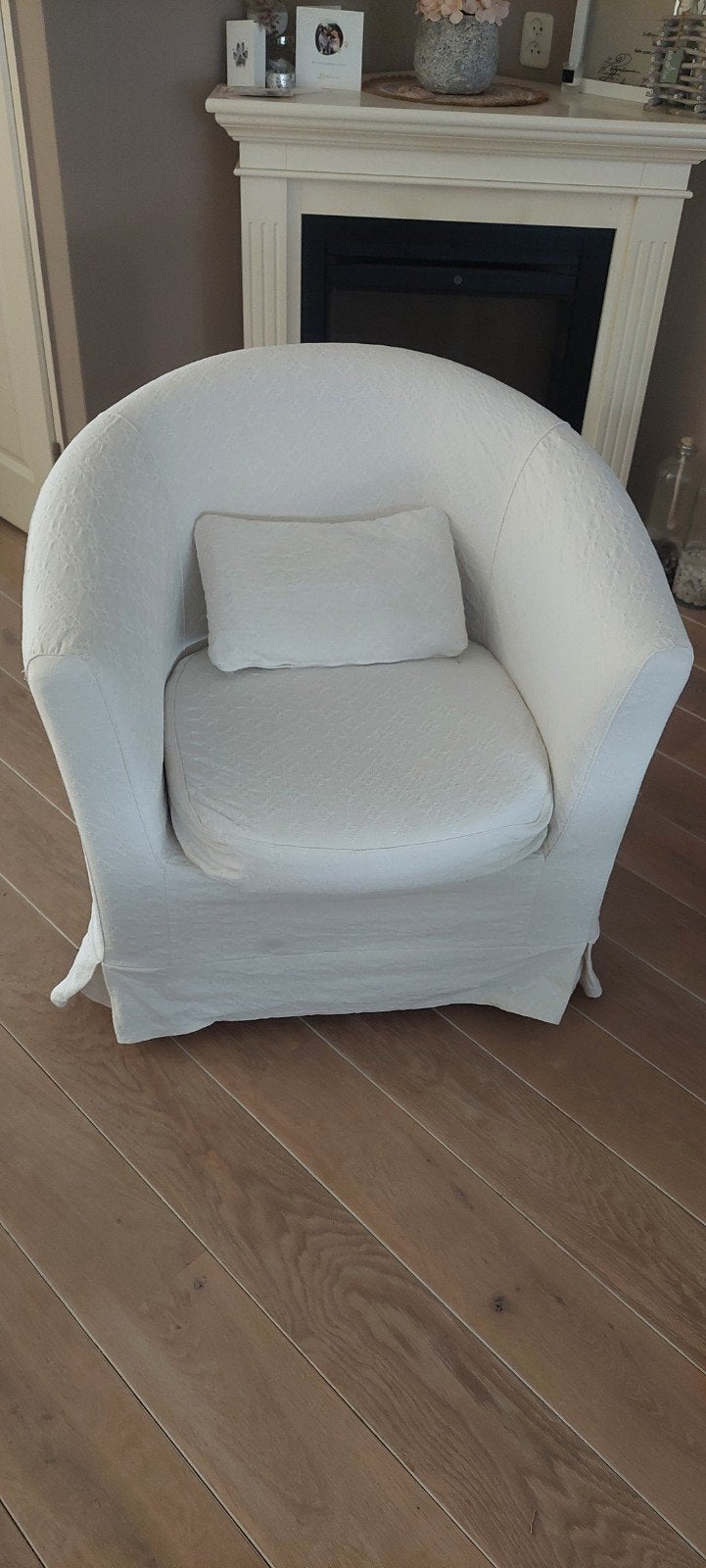 Leuk fauteuiltje creme, Huis en Inrichting, Fauteuils, Ophalen, Minder dan 50 cm