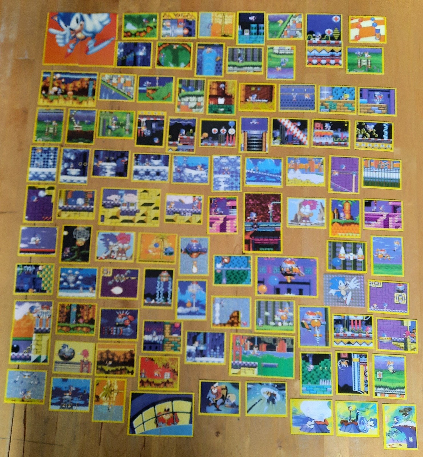 Sonic the Hedgehog Panini stickers (1991/1992), Ophalen of Verzenden, Zo goed als nieuw