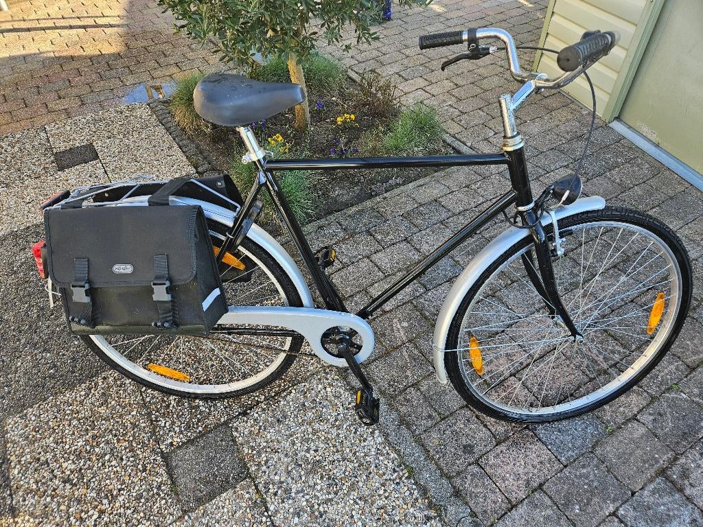 Fiets heren zonder versnellingen, Terugtraprem, Gebruikt, Versnellingen, 53 tot 57 cm
