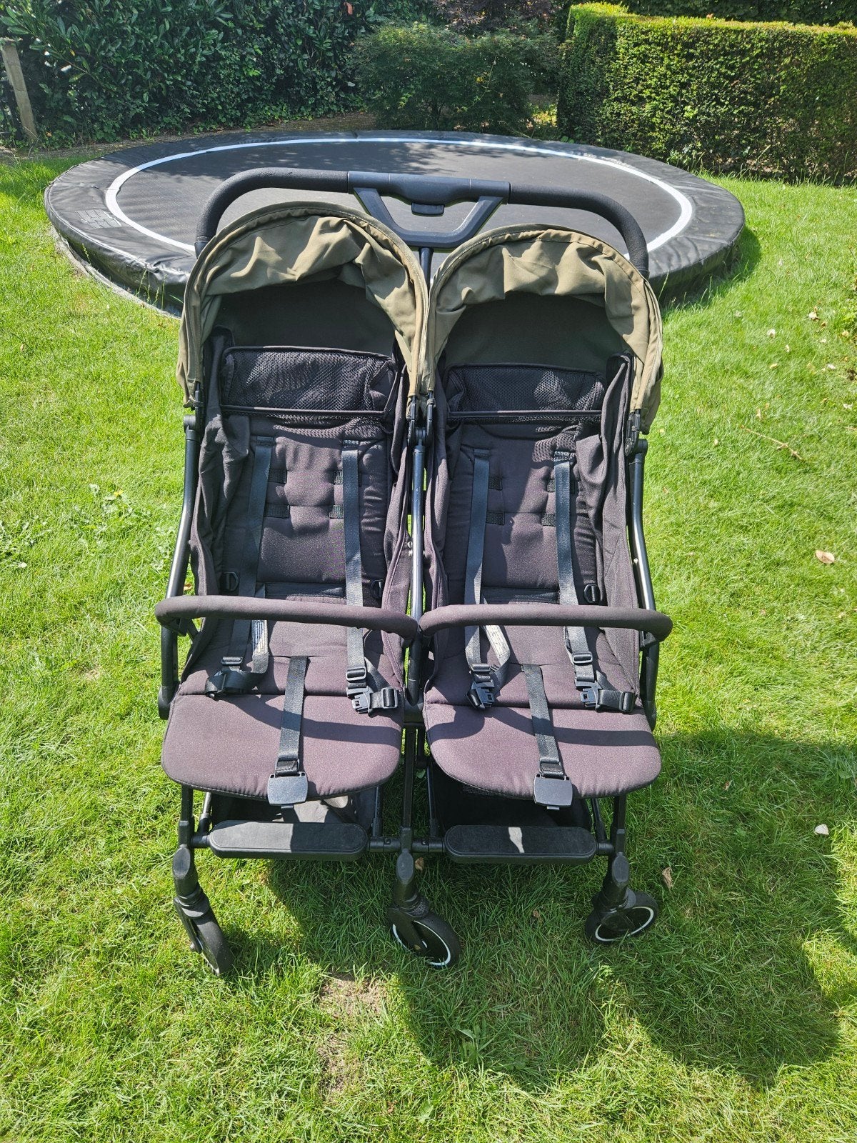 Bambini Tweeling buggy, Kinderen en Baby's, Kinderwagens en Combinaties, Gebruikt, Kinderwagen, Overige merken, Duowagen, Ophalen