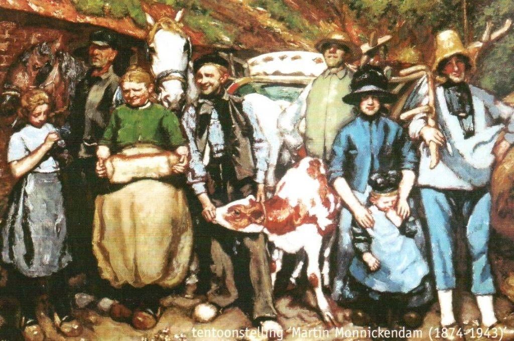 werk van Martin Monnickendam (op ansicht) schilder 1874-1943, Verzenden, 1960 tot 1980, Gelopen, Cultuur en Media