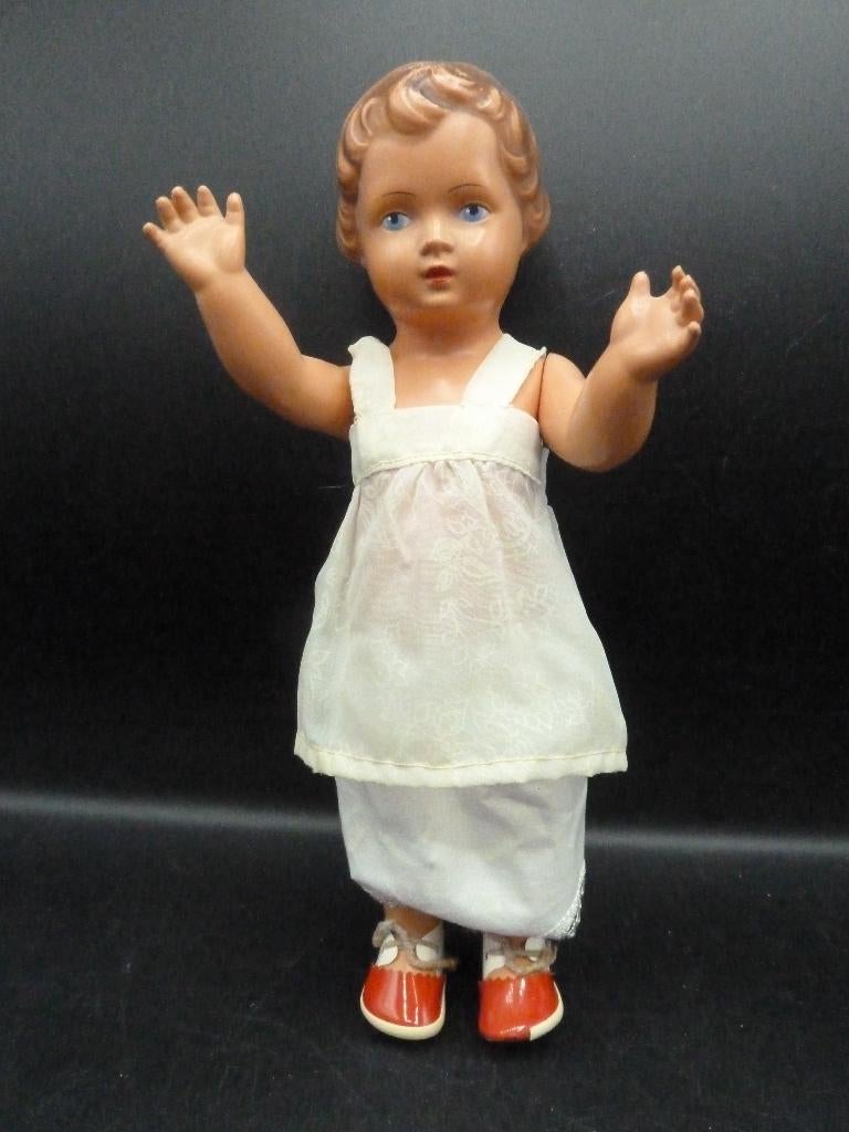 Vintage Schildpad pop 25 cm, Verzamelen, Poppen, Ophalen of Verzenden, Zo goed als nieuw, Pop