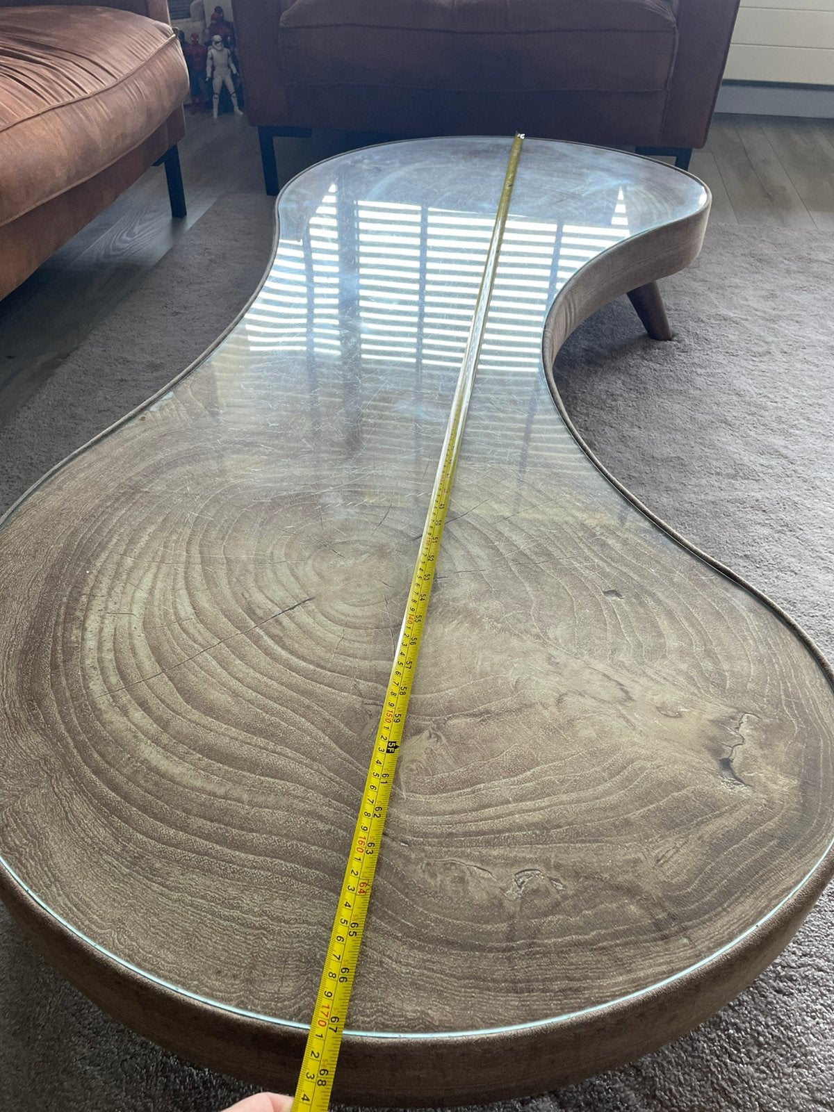 Salontafel, Huis en Inrichting, Tafels | Salontafels, Ophalen, 100 tot 150 cm, 50 tot 100 cm, Rechthoekig