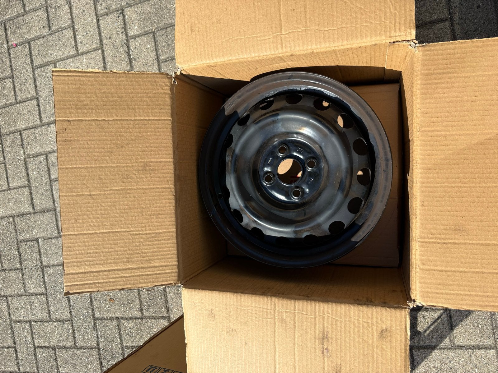 15 inch stalen velgen voor Toyota Yaris, Ophalen, Gebruikt, 15 inch, Velg(en)