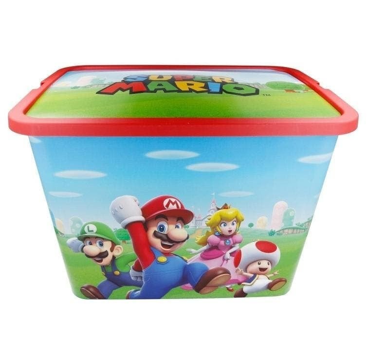 Super Mario Opbergbox - 7 Liter - 13 Liter - 23 Liter, Ophalen of Verzenden, Nieuw