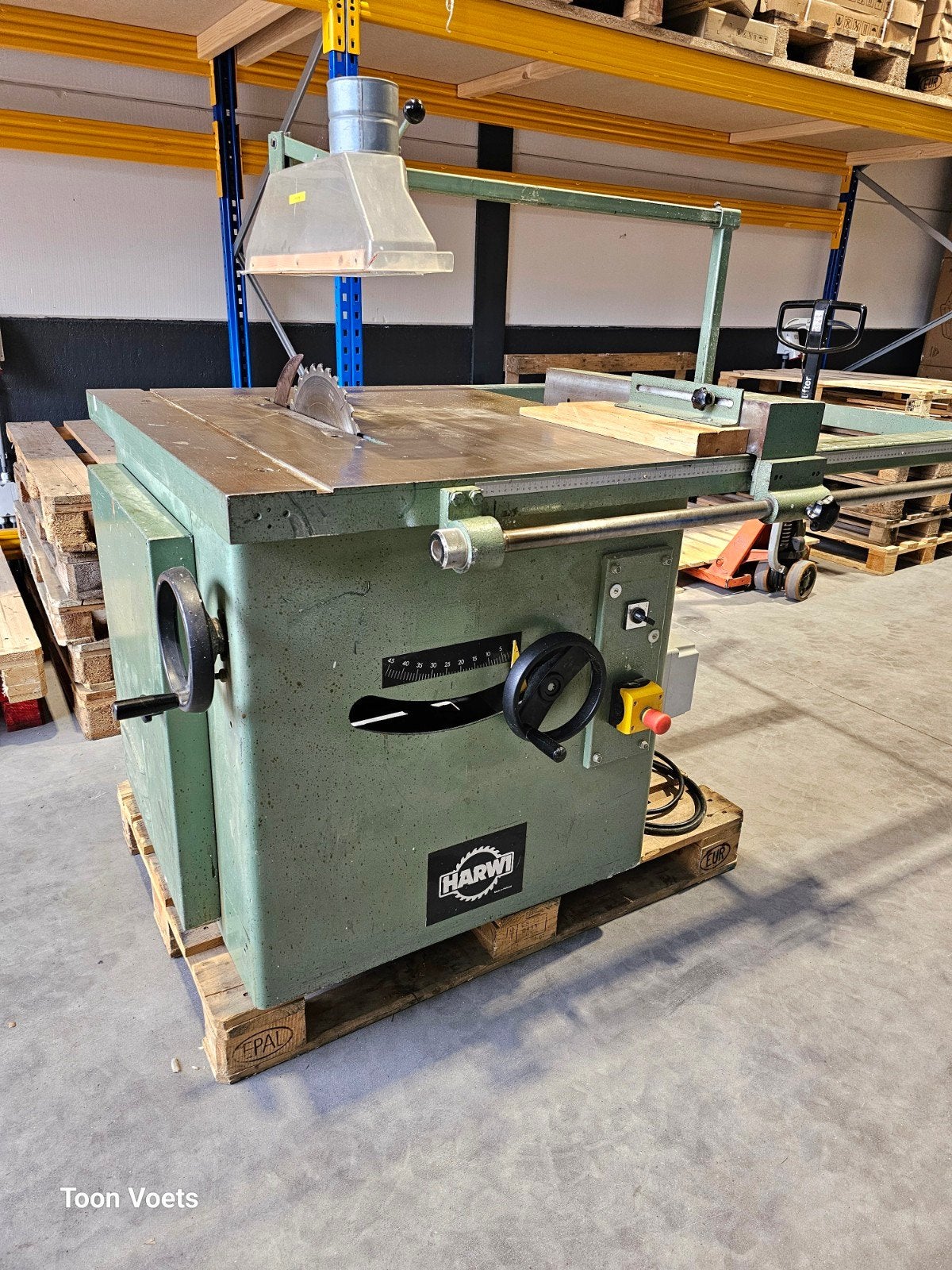 Harwi Cirkelzaag  / Schulpzaag Schuininstelbaar verbreding, Ophalen, Gebruikt, Cirkelzaag, 70 mm of meer