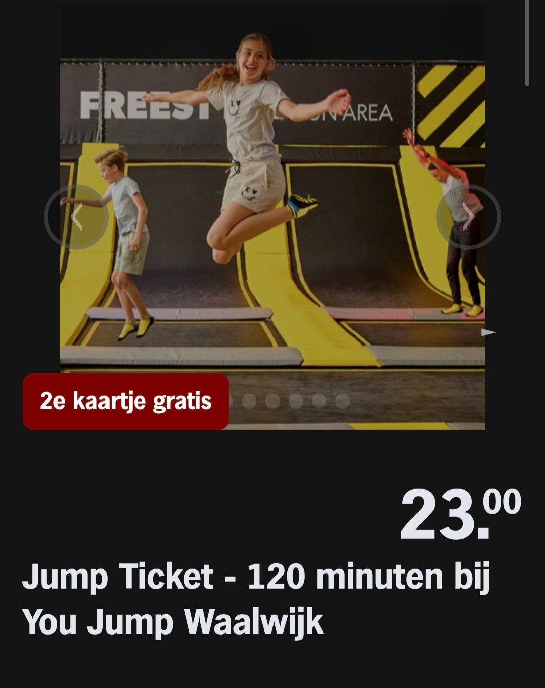 YOU JUMP WAALWIJK ♡ 2e kaartje gratis (AH SPAARKAARTEN), Overige soorten