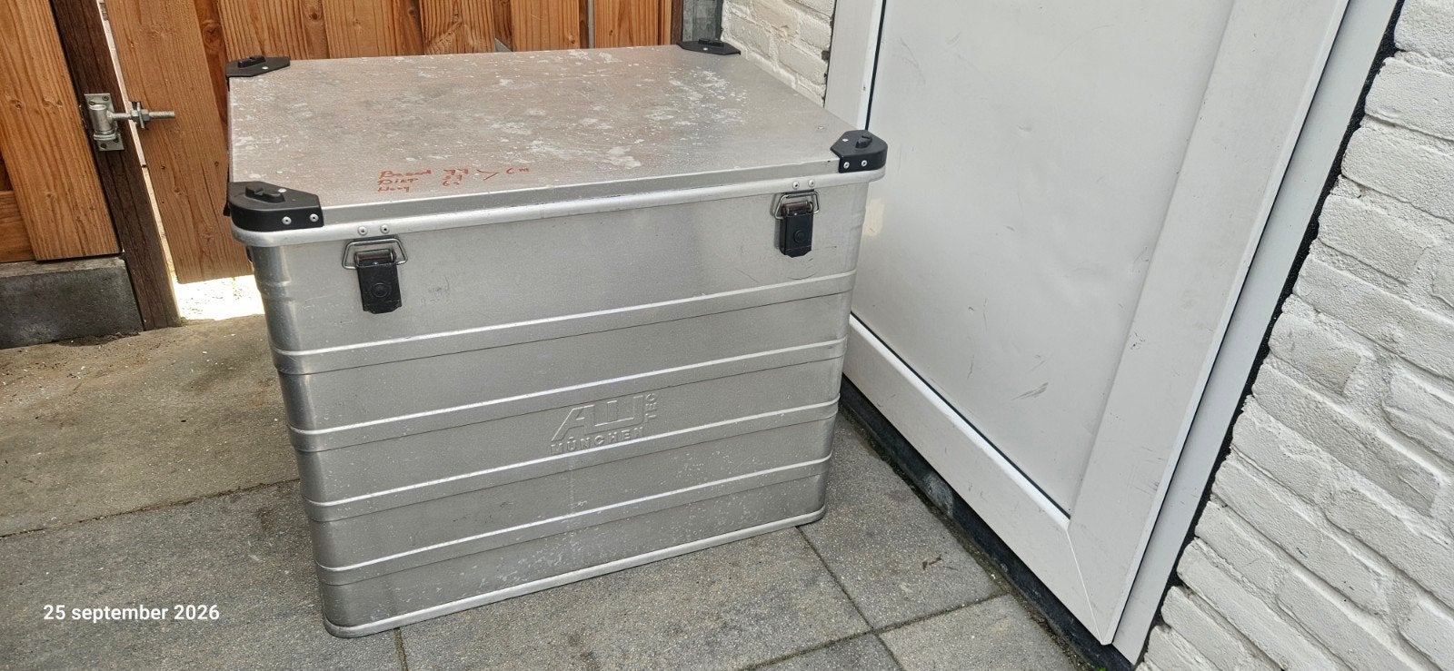 DISSELBAK aluminium kist, Auto diversen, Ophalen of Verzenden, Gebruikt