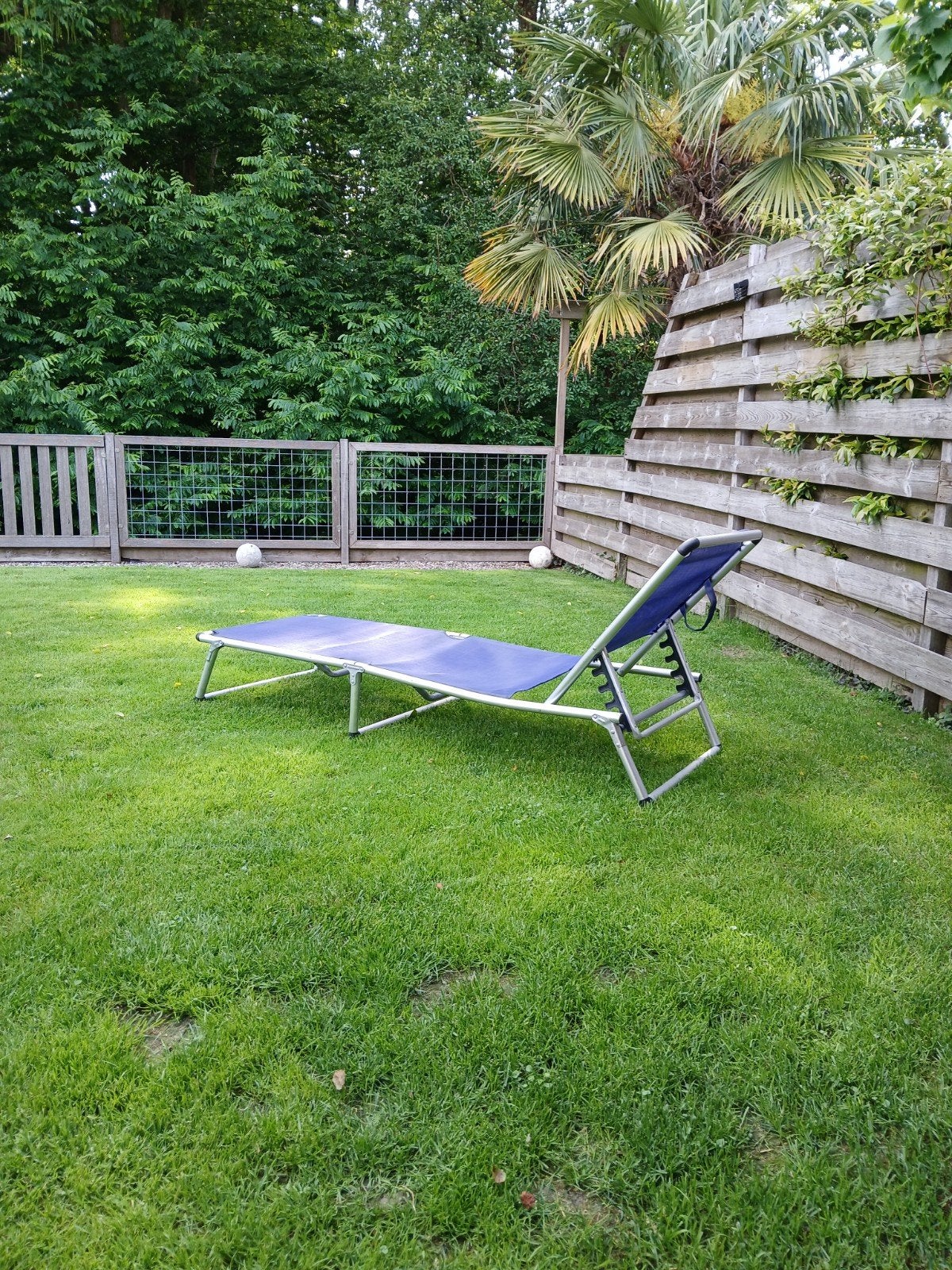 Verstelbaar ligbed / stretcher - Ideaal voor tuin of camping, Tuin en Terras, Ophalen, Gebruikt, Aluminium, Verstelbaar
