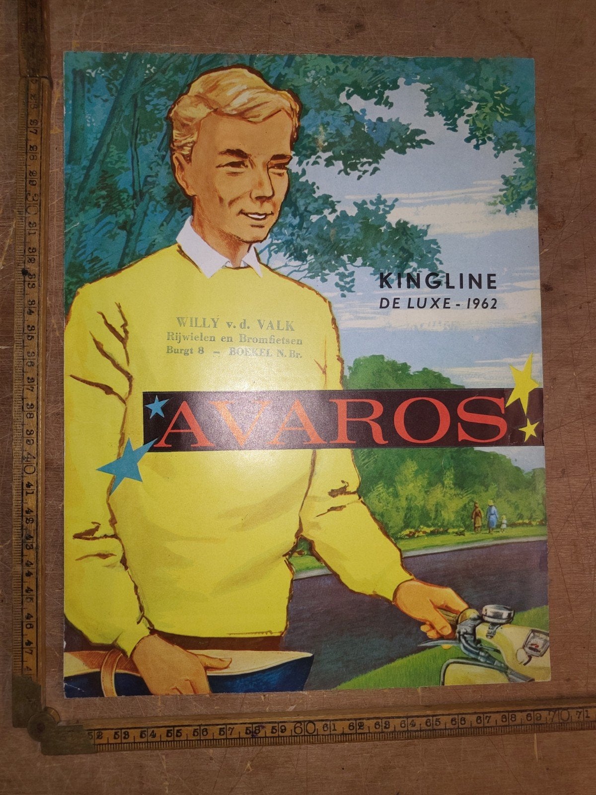 Folder Avaros Kingline 1962, Ophalen of Verzenden, Gebruikt