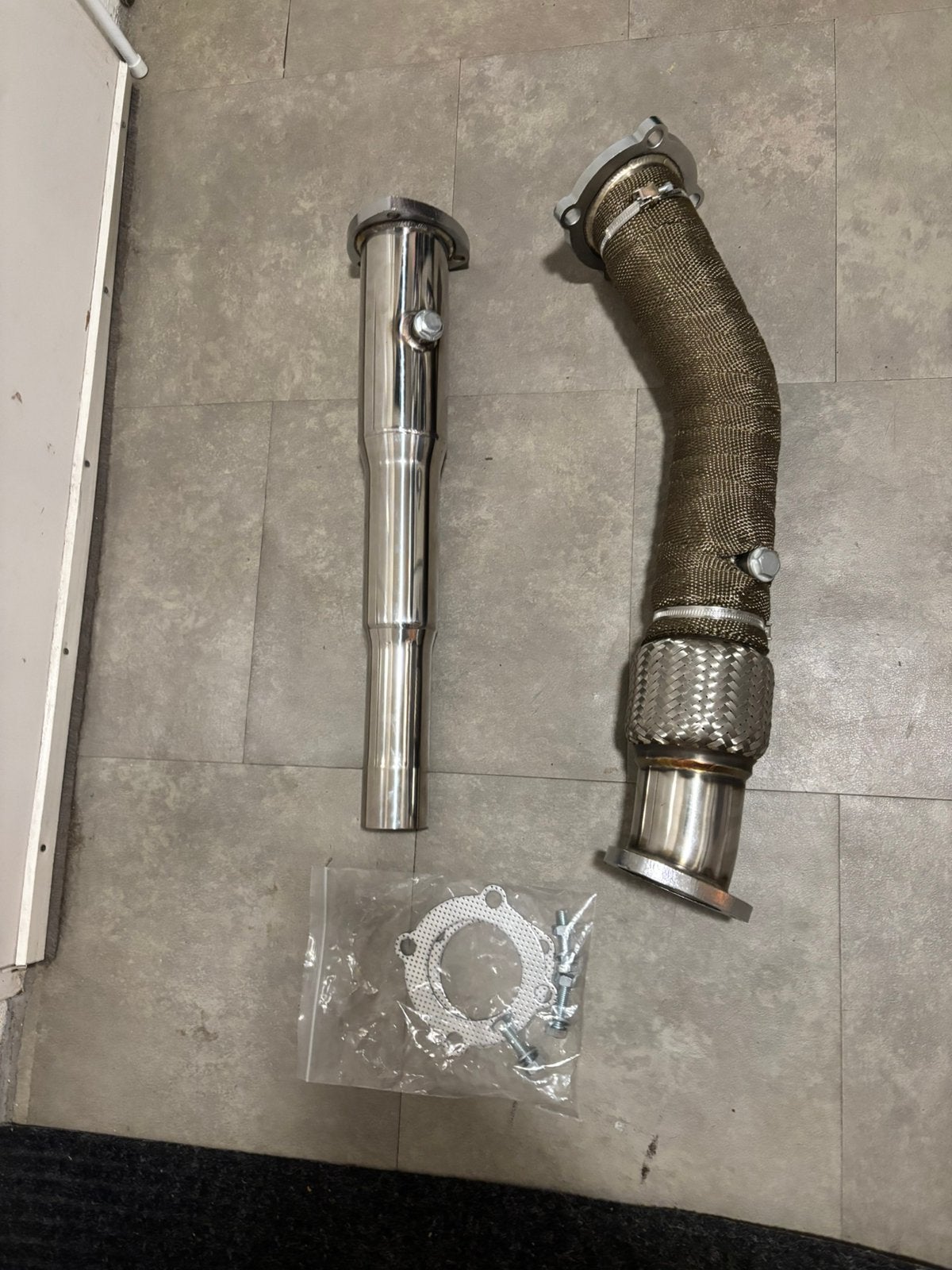 3 inch downpipe 1.8t 20vt !!Gloedniew!!, Auto-onderdelen, Uitlaatsystemen, Ophalen of Verzenden, Nieuw