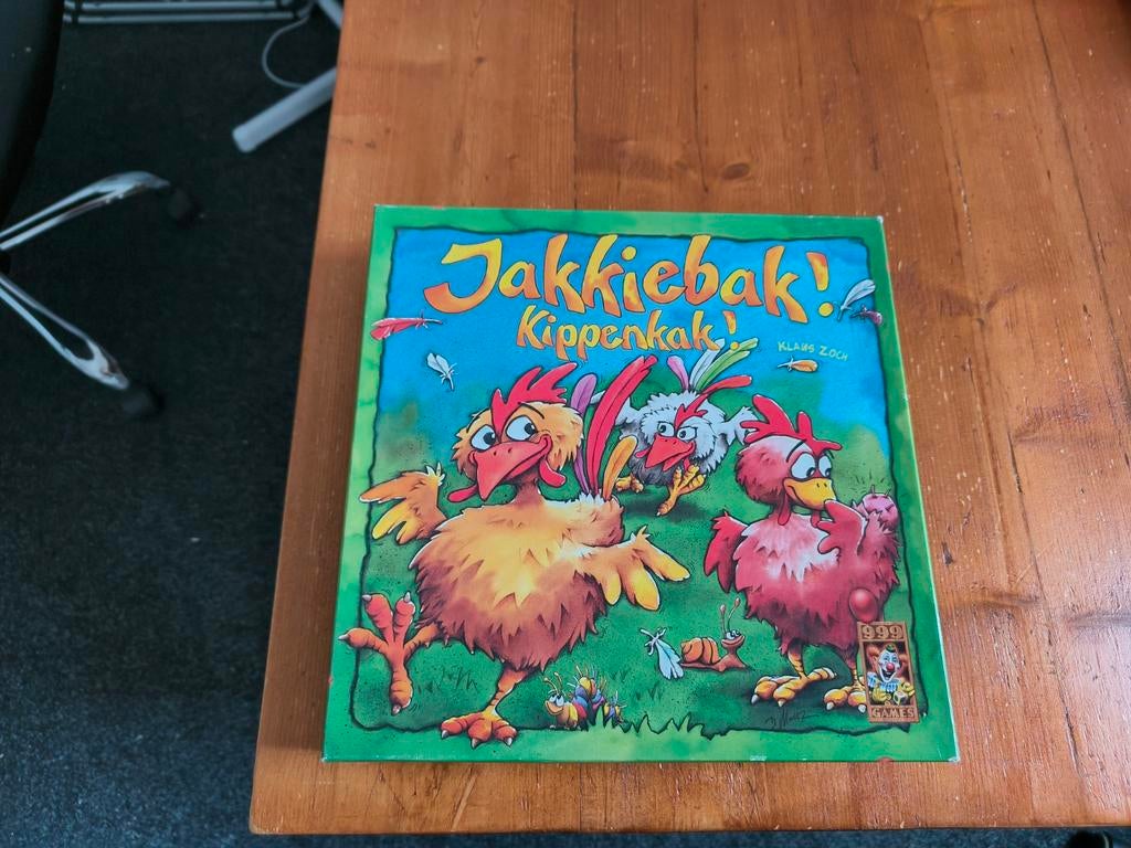 Jakkiebak! Kippenkak! bordspel, Ophalen of Verzenden