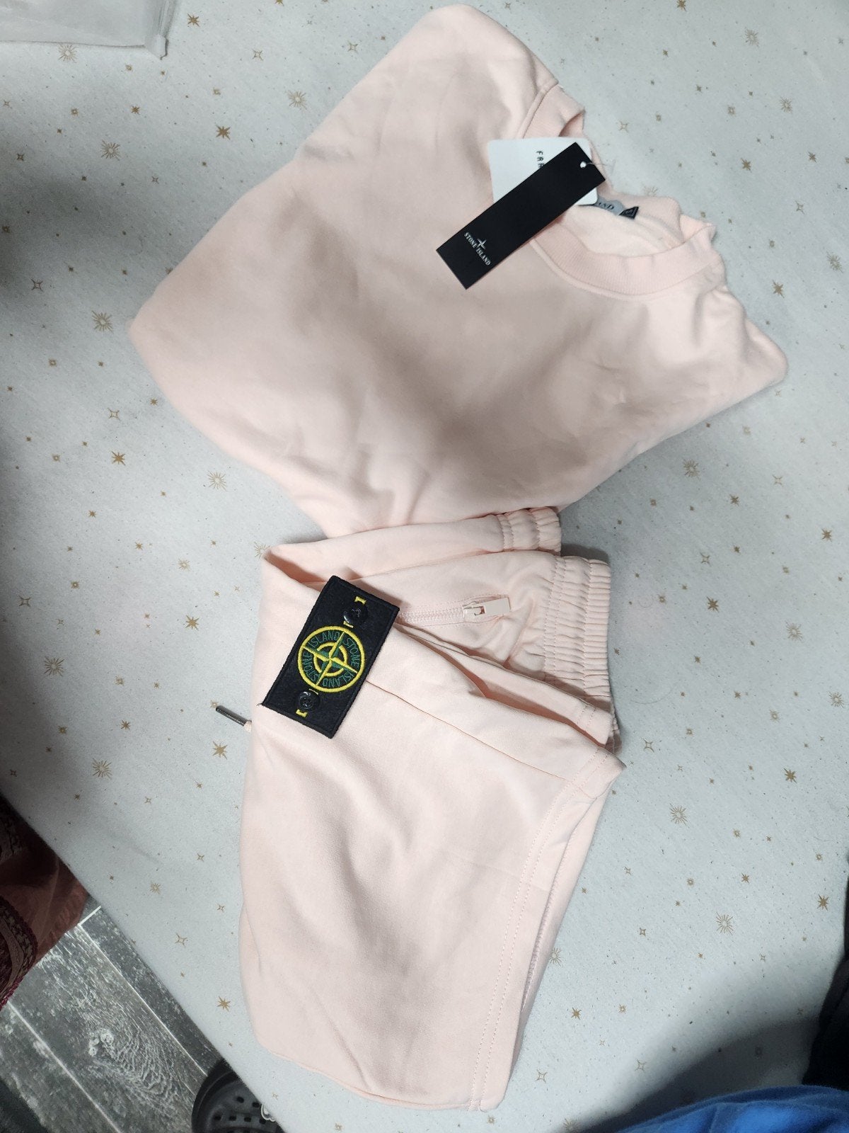 Stone Island T-shirt en korte broek set -maat S, Ophalen, Maat 48/50 (M), Nieuw, Stone Island