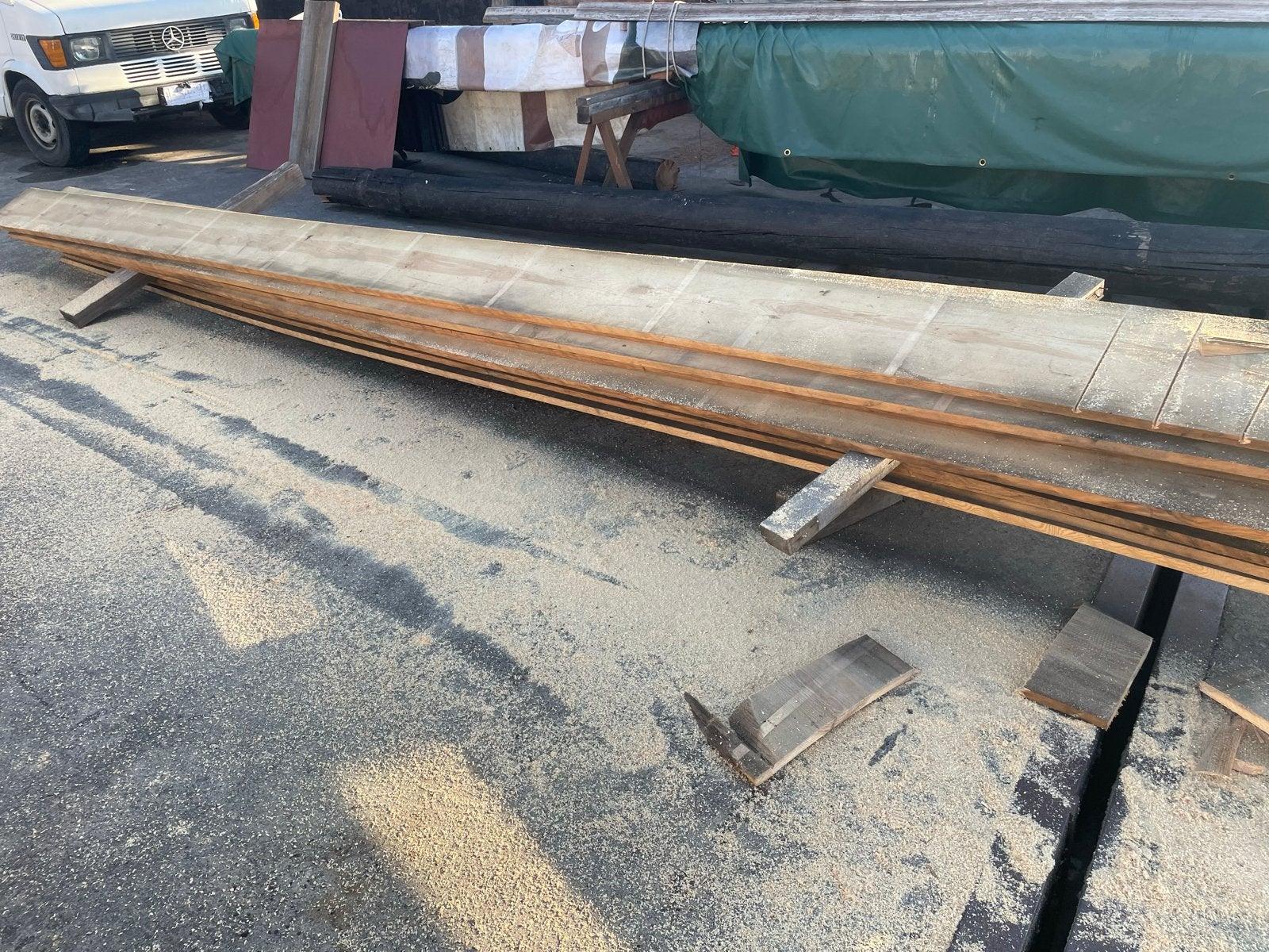 Grote Vuren Planken/ schaaldelen, Doe-het-zelf en Verbouw, Hout en Planken, Ophalen, 25 tot 50 mm, Nieuw, Plank