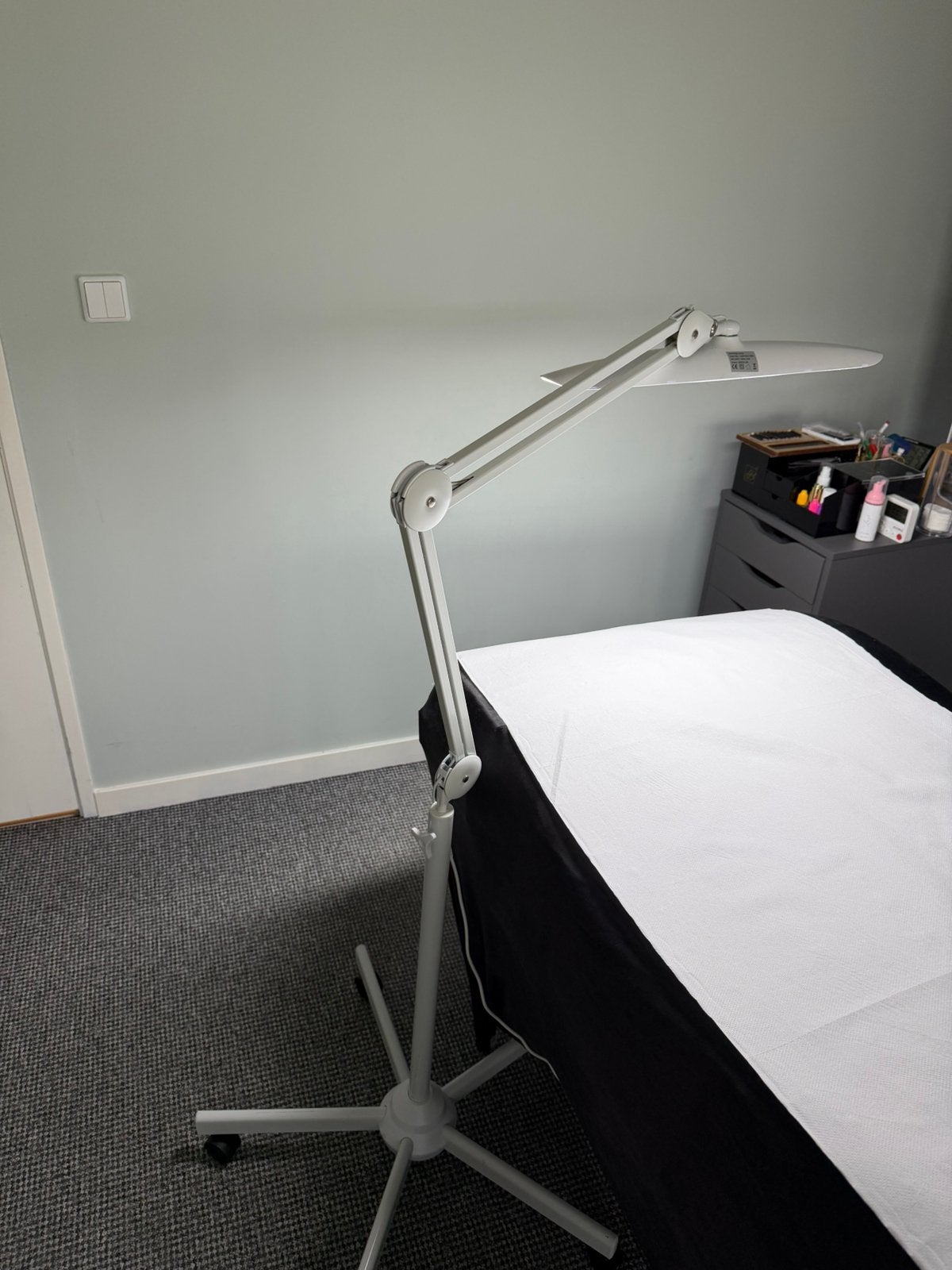 Semplix LED Werklamp op Statief / Wimperstyliste, Ophalen, Zo goed als nieuw, Zonnebank enkelzijdig