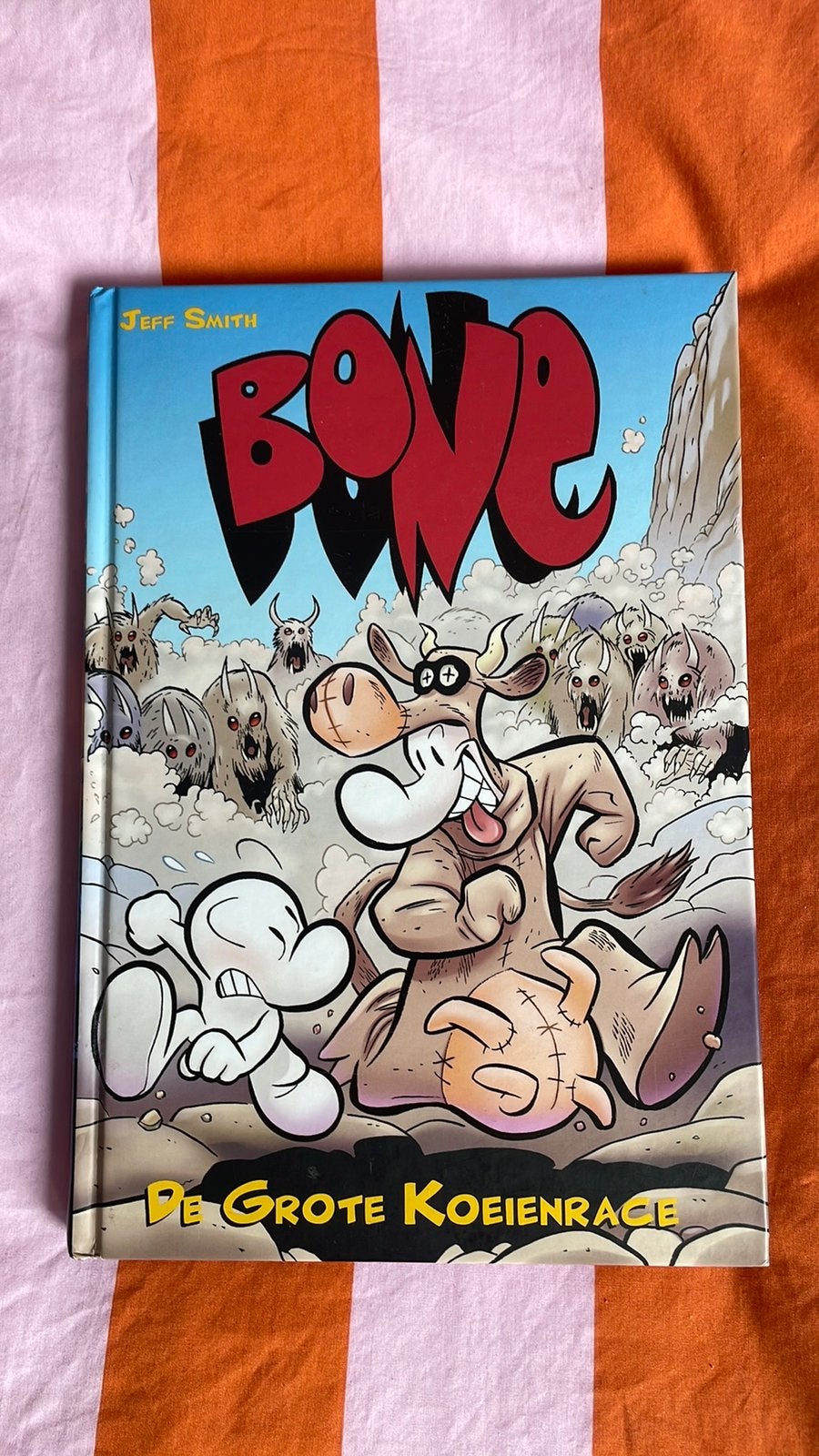 Jeff Smith Bone - De grote koeienrace, Boeken, Stripboeken, Eén stripboek, Verzenden, Gelezen
