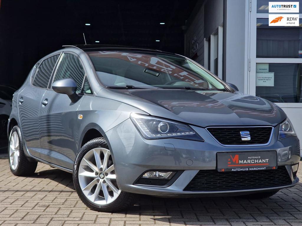SEAT Ibiza 1.0 MPI 1E EIG! BOMVOL! DAK|NAVI|ALCANTARA|PDC|ST, Voorwielaandrijving, Gebruikt, Zwart, Ibiza