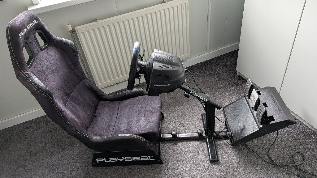 Playseat Evolution Alcantara, compleet met 2 stuurtjes, Ophalen, Racestoel, Gebruikt, PlayStation