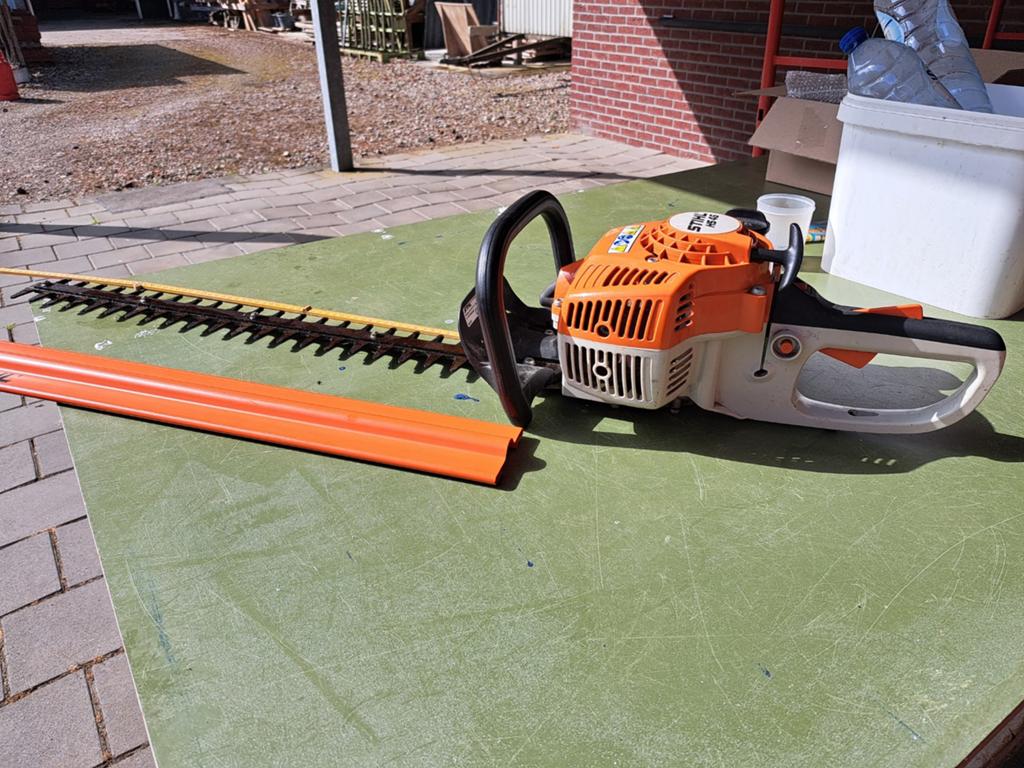 Stihl Heggenschaar HS 45 - Benzine 60cm zaagblad, Tuin en Terras, Heggenscharen, Ophalen, Gebruikt, Benzine, Stihl