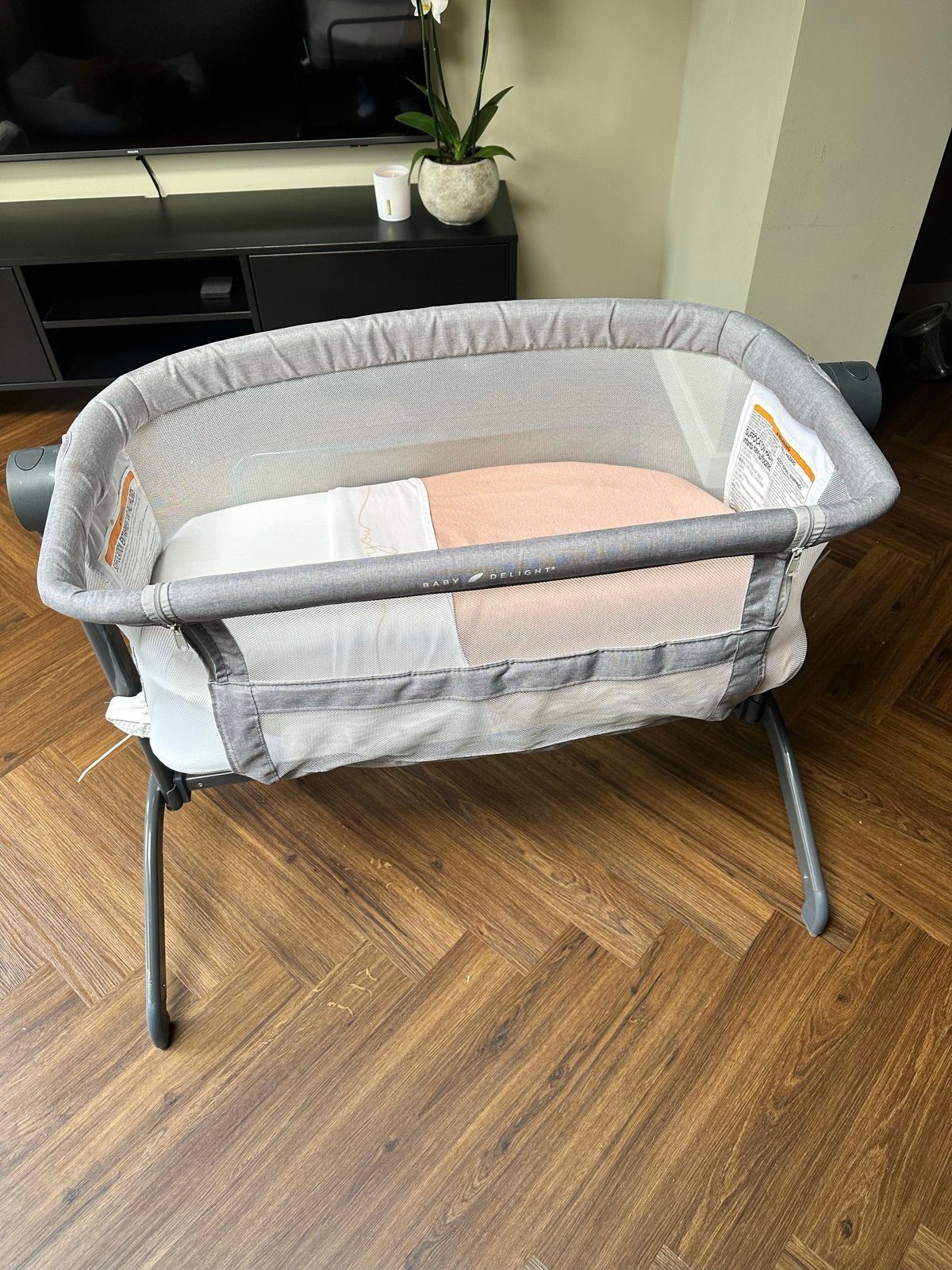 Cosleeper Baby Delight incl. matras en beddengoed, Kinderen en Baby's, Ophalen, Zo goed als nieuw, Minder dan 140 cm, Matras