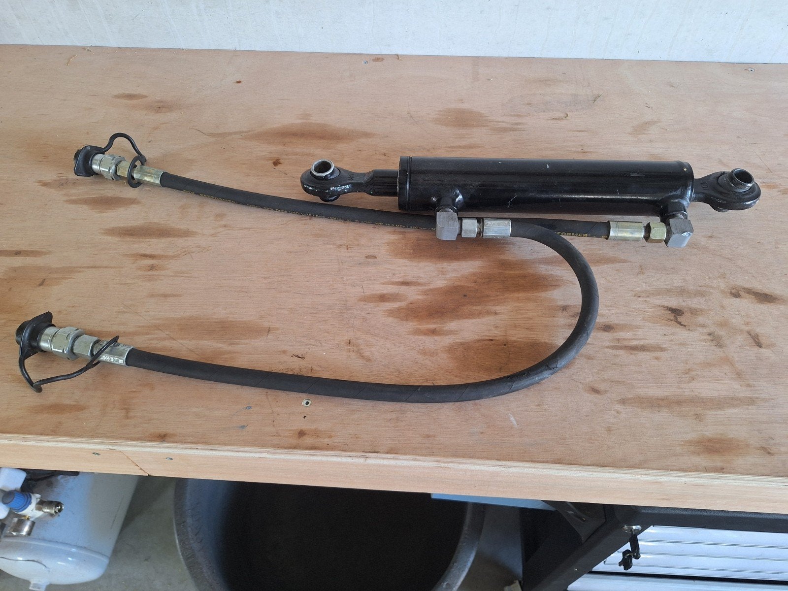 hydraulische topstang, Ophalen, Gebruikt