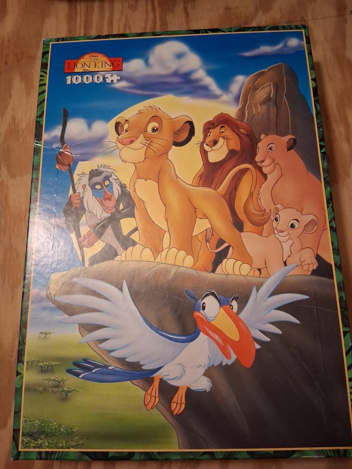 Disney Puzzels - De Leeuwenkoning, Disney Figuren, Sprookjes, Ophalen, 500 t/m 1500 stukjes, Zo goed als nieuw