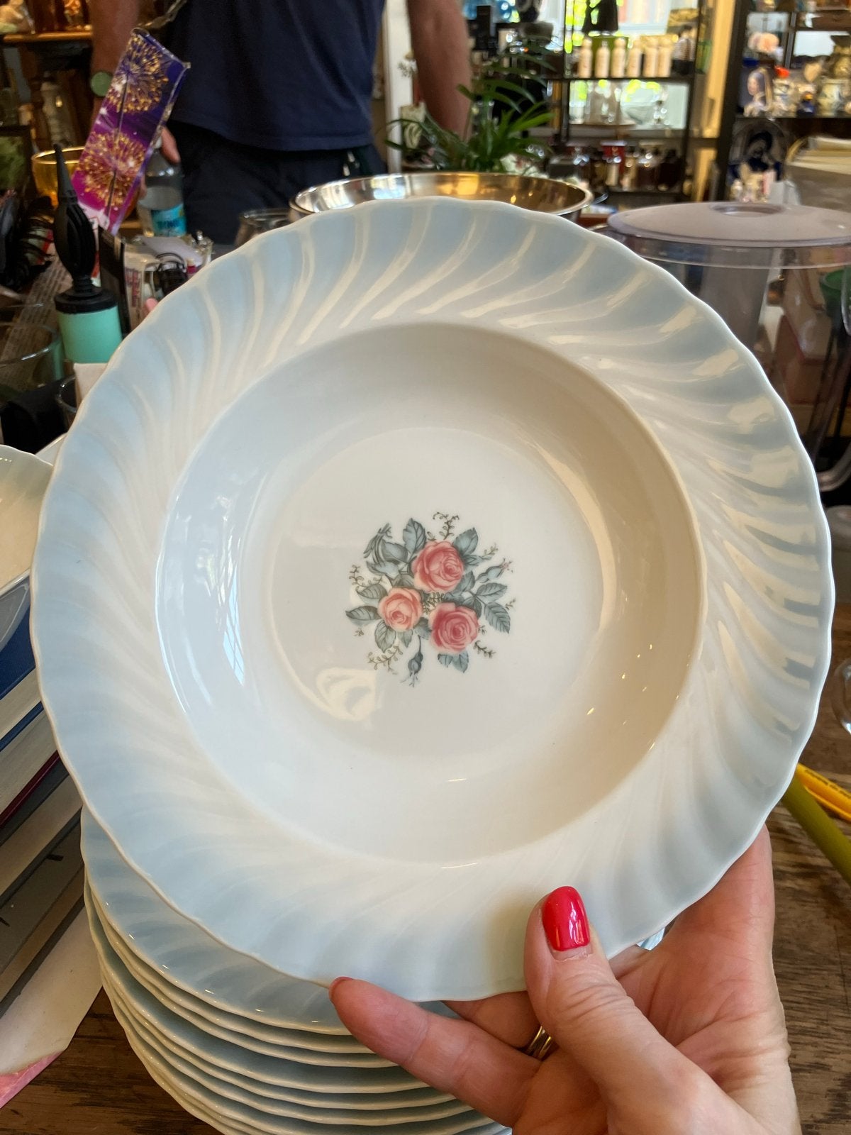 Set van 10 Selbmann Weiden Regina soepborden, Antiek en Kunst, Antiek | Servies los, Ophalen of Verzenden