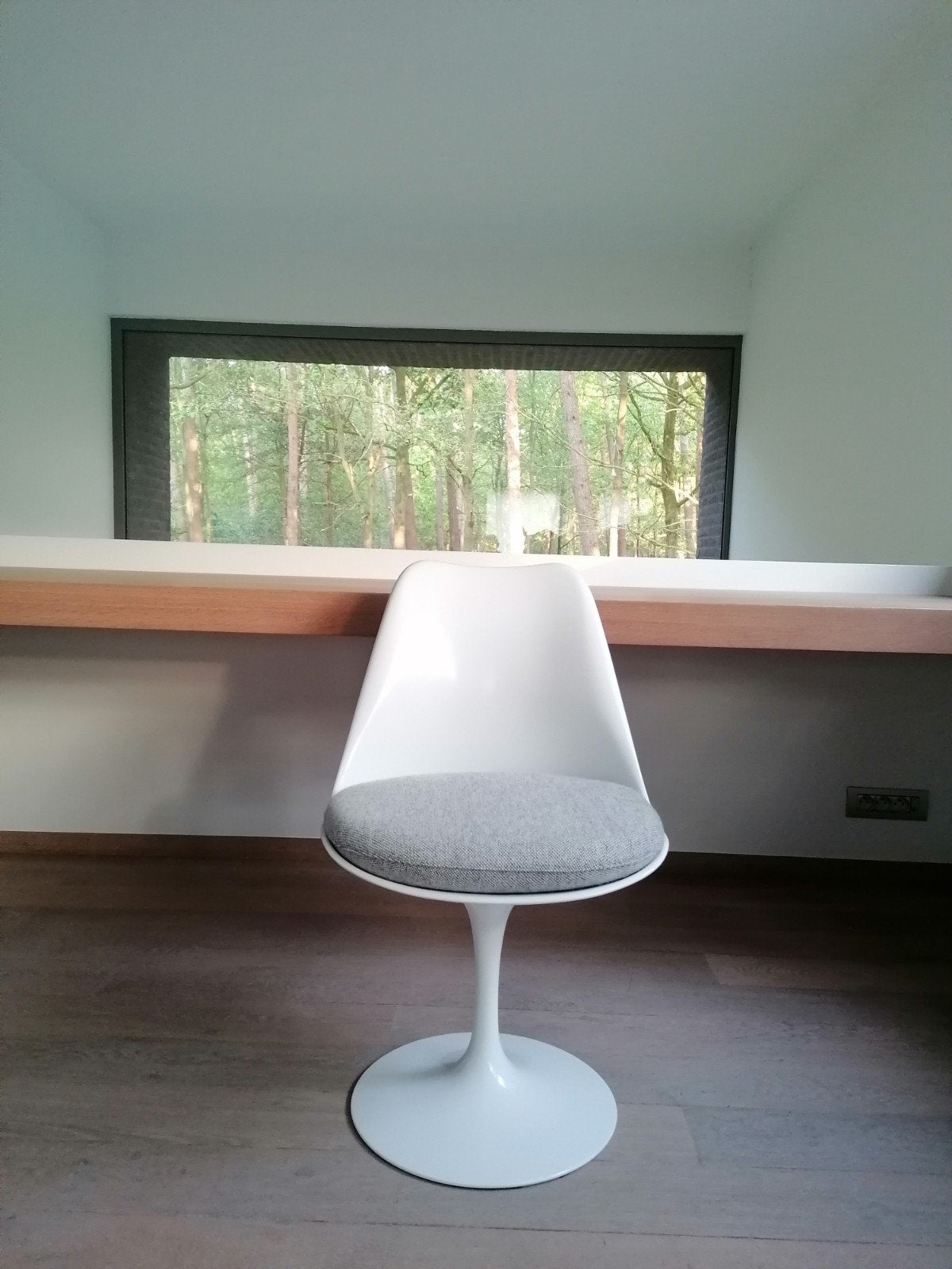 Knoll Saarinen Tulip dining chair (nieuw), Ophalen, Wit, Eén
