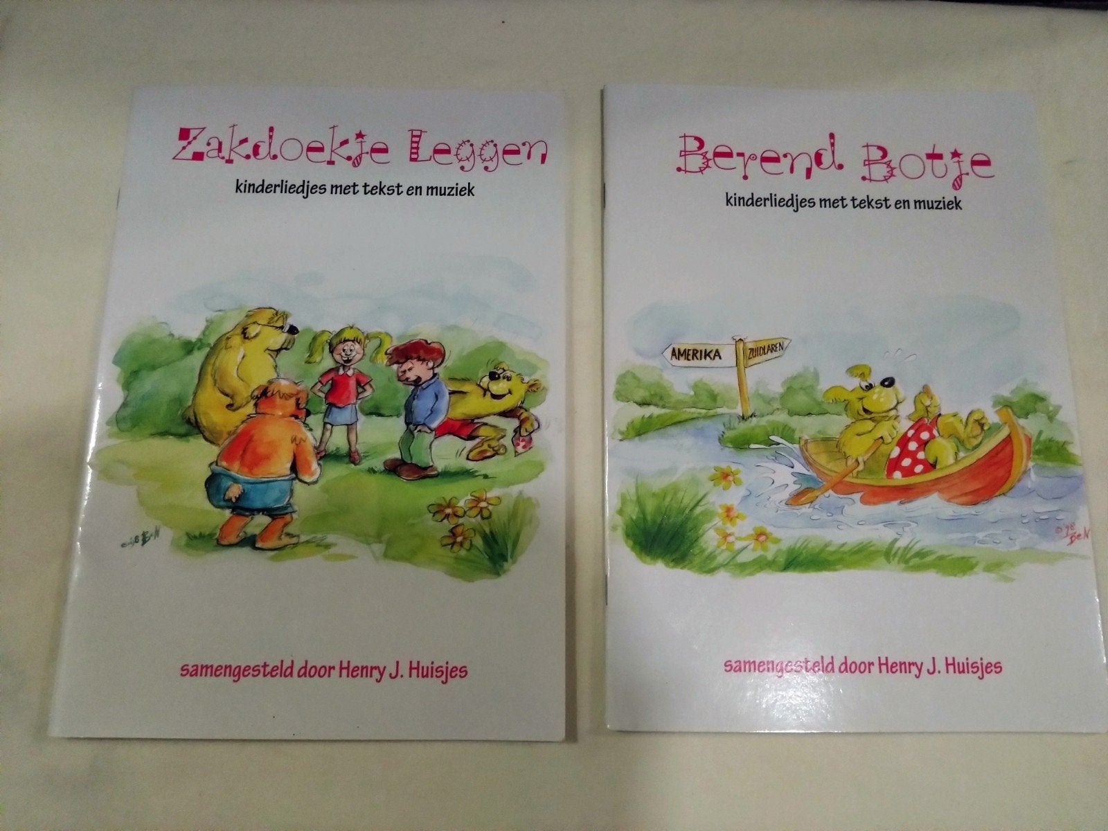 Kinderliedjes met tekst en muziek - 2 boeken, Ophalen of Verzenden