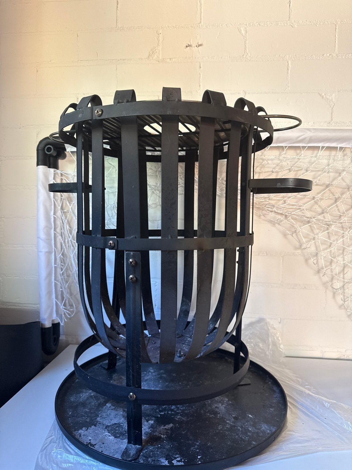 Robuuste Vuurkorf - Gezellige Warmte voor Buiten, Ophalen, Gebruikt, Vuurkorf