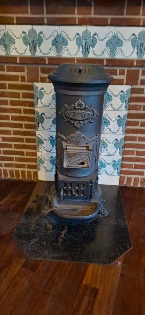 Pot kachel, Huis en Inrichting, Kachels, Ophalen of Verzenden, Gebruikt, Hout, Houtkachel
