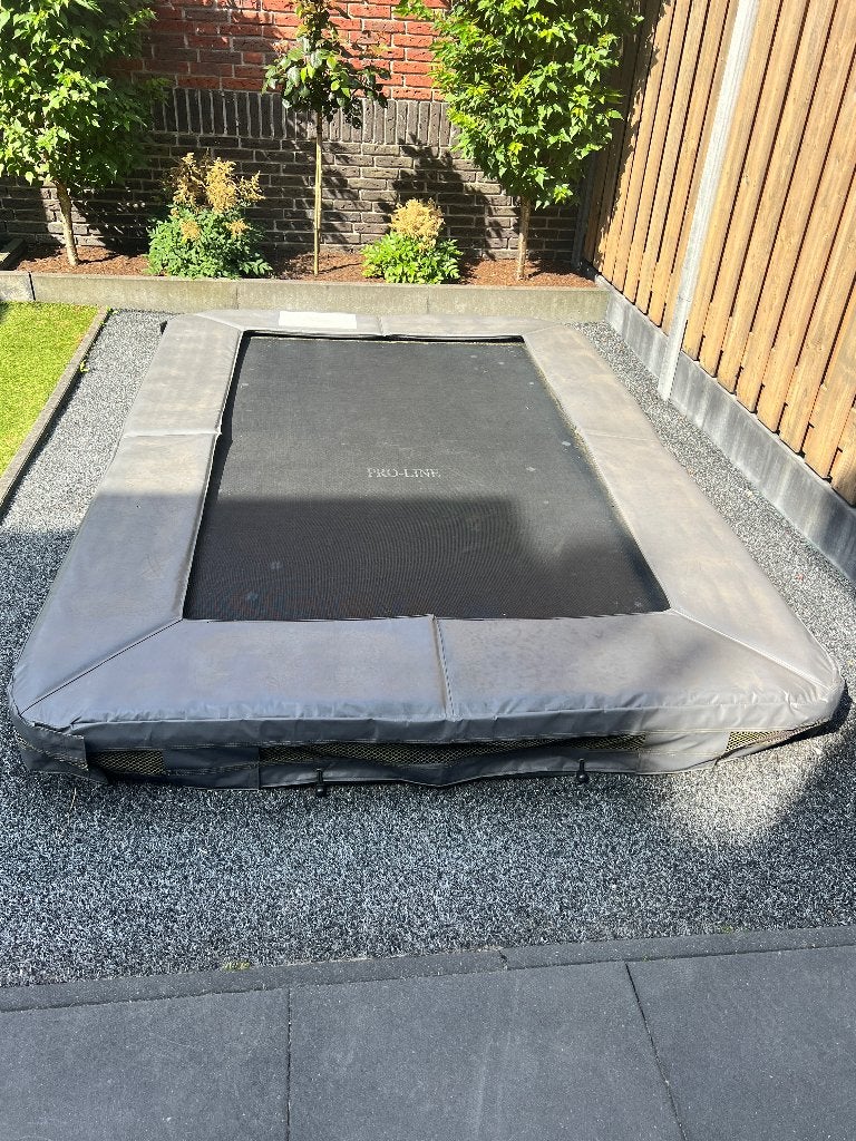 Avyna Proline Trampoline Rechthoekig 275 x 190 cm inbouw, Ophalen, Gebruikt