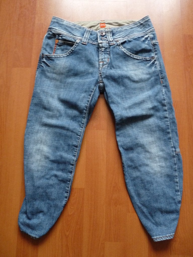 Hugo Boss spijkerbroek - Boss Orange maat 26 model Kate, Blauw, Ophalen of Verzenden, Zo goed als nieuw, W27 (confectie 34) of kleiner