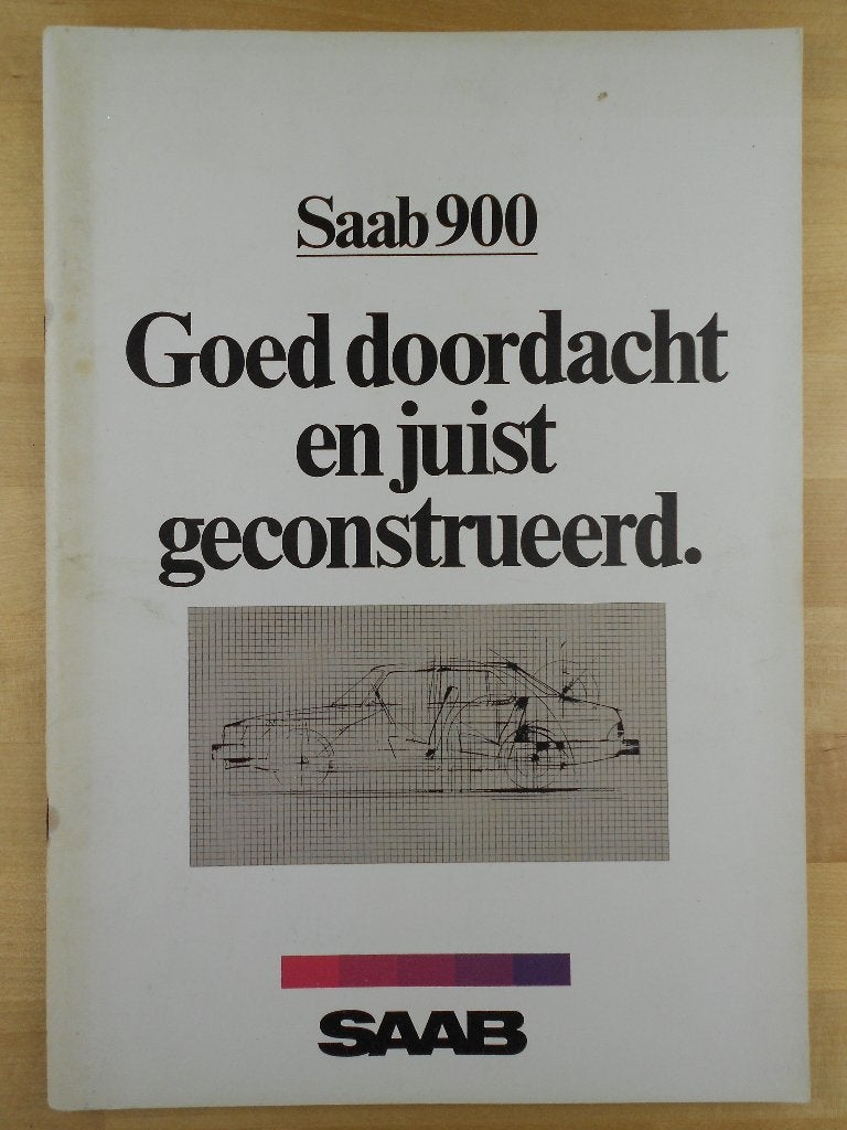 Saab 900 Brochure 1981, Boeken, Ophalen of Verzenden, Zo goed als nieuw, Overige merken, Saab
