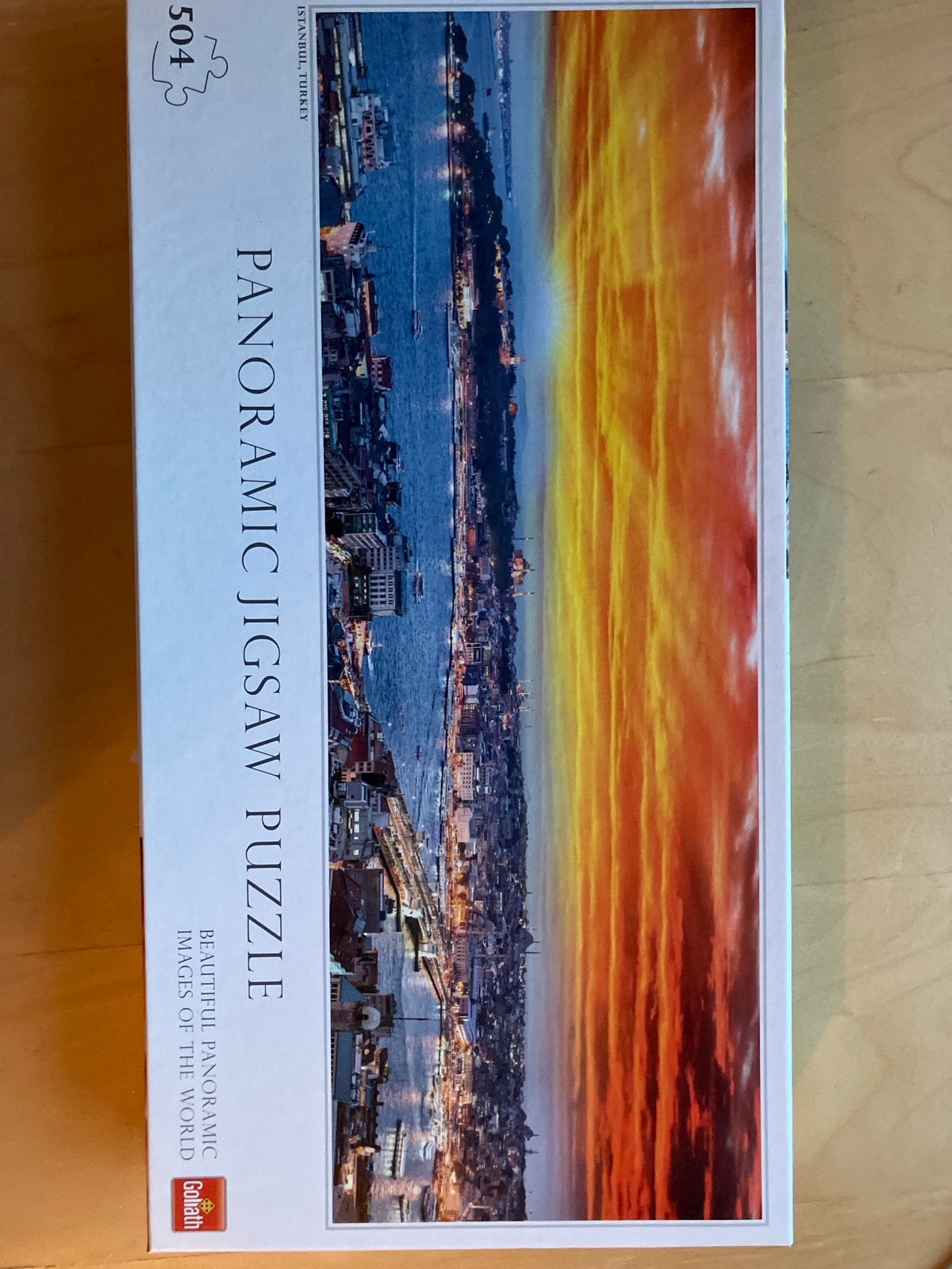 Panoramische legpuzzel Istanbul, 504 stukjes, Ophalen of Verzenden, 500 t/m 1500 stukjes, Zo goed als nieuw, Legpuzzel